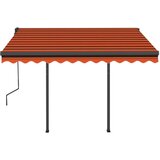  Automatska tenda na uvlačenje 3 5 x 2 5 m narančasto-smeđa | shoptok.hr