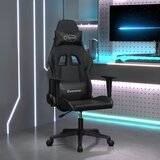  Igraća stolica od umjetne kože crna | shoptok.hr