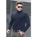 Madmext Sweater - Dark blue - Fitted