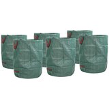  Vreće za otpad u vrtu 12 pcs Zelena 66 x 66 x 83,5 cm | shoptok.hr