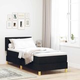  s opruga kutije s uzglavljem Crna 200 x 80 cm tkanina | shoptok.hr