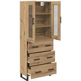  Highboard 2 kom. Umjetnički hrast 69,5 x 34 x 180 cm | shoptok.hr