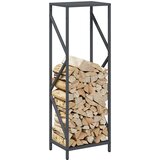  Stalak za drva antracit 34x25x100 cm Hladno valjani čelik | shoptok.hr