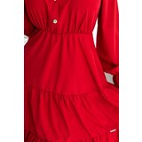 Numoco Women's dress with neckline and gold buttons | ePonuda.com