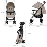 Kinderkraft kolica za bebe tik stone beige KSTIK000BEG0000