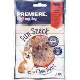 Premiere Dog Priboljšek Fun Snack Heart z govejom kožom 1 kom 38 g Cene