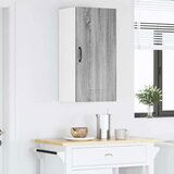 vidaXL Stenska kuhinjska omarica s polico Siva Sonoma 40 x 31 x 80 cm | Shoptok.si