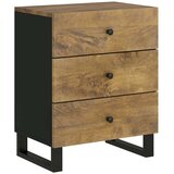  Noćni ormarić 50x33x62 masivno drvo bagrema i konstruirano drvo | shoptok.hr