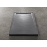 Marina line pravokotna tuš kad 140 x 80 x 3,4 cm - cemento | Shoptok.si