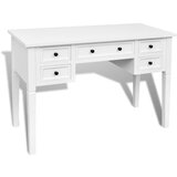 Furnova Bela pisalna miza s 5 predali, (21925244) | Shoptok.si