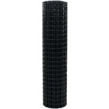 vidaXL Evropska ograja Siva 1x25 m Jeklo | Shoptok.si