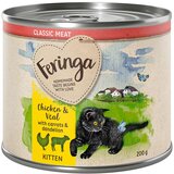 Feringa Classic Meat Menu Kitten 6 x 200 g - Piletina i teletina Feringa Classic Meat Menu Kitten 6 x 200 g - Piletina i teletina Slike