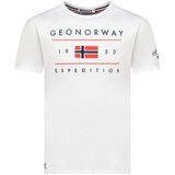 Geographical Norway Muška majica Jezolo db 254, Bela Cene