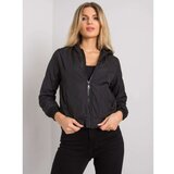 Fashion Hunters Women's black quilted jacket Cene