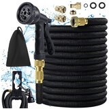 Malatec pro set raztegljive vrtne cevi 15m za zalivanje crna Cene