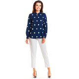 Awama Woman's Shirt A239 Navy Blue Cene