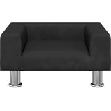  Krevet za pse crni 50x40x26,5 cm baršunasti | shoptok.hr
