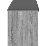  Haldna klop z blazino s polico Siva Sonoma 103 x 38 x 45 cm, (5000155666) | Shoptok.si