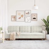  Trosjed od tkanine Krem 210 cm baršunasti | shoptok.hr