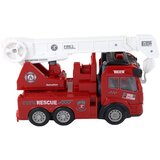  Gasilski tovornjak na daljinsko upravljanje s kranom - rdeče/belo | Shoptok.si