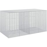  Gabion s žicom debljine 3,5 mm i mrežom 5x2,5 cm 200x100x100 cm | shoptok.hr