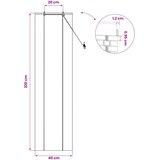 Rolo zavjesa Smeđa 40 x 220 cm Bambus | shoptok.hr