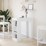  Barski stol s držačima bijeli 95x47x103,5 cm drveni | shoptok.hr
