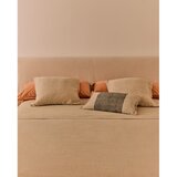 Kave Home Bež tapecirani bračni krevet bez podnice 160x200 cm Blok – | shoptok.hr
