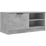 Maison Chic TV omarica - TV stojalo - Televizijska omarica betonsko siva 80x35x36,5 cm konstruiran les, (21700379) Cene