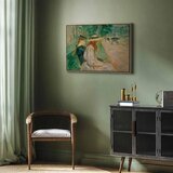  Slika - Berthe Morisot – Sur un banc de Bois de Boulogne 90x60 U prirodnom drvenom okviru | shoptok.hr