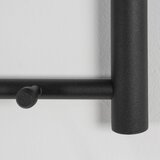 Spinder Design Crna metalna zidna vješalica s policom Suza – | shoptok.hr