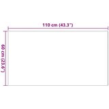  Faux Rabbit Fur Rug Olite Siva 60 x 110 cm Poliester | shoptok.hr