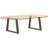 Noge za klub stolić V-oblik 2 kom Prirodni čelik 60 x (42-43,3) cm Čelik | Shoptok.si