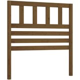  Posteljno vzglavje medeno rjavo 96x4x100 cm trdna borovina, (20648207) | Shoptok.si