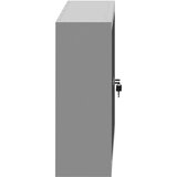 vidaXL omara za orodja Siva, črna Hladno valjano jeklo 100 x 20 x 55 cm | Shoptok.si