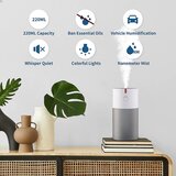 Venisymlis Preprost Vlažilec Za Domačo Pisarno, Avto, Majhen Prenosni Tihi Vlažilec, Bel, (22060832) | Shoptok.si