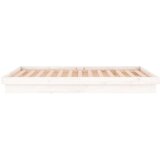  Posteljni okvir bel 150x200 cm trden les, (20903568) | Shoptok.si