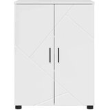  Kupaonski ormar s pohranom Visoki sjaj bijela 60 x 35 x 80 cm | Eponuda.com