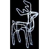Figure božićnih sobova 2 kom hladne bijele 76 x 42 x 87 cm | shoptok.hr