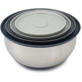 Joseph Joseph Sklede v kompletu 4 ks iz nerjavečega jekla v srebrni barvi ø 28,5 cm Nest Prep&Store – Cene