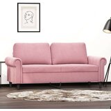 vidaXL Kavč dvosed roza 140 cm žamet, (21012764) | Shoptok.si