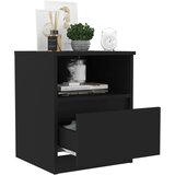  Noćni ormarići 2 kom crni 40 x 40 x 50 cm od konstruiranog drva | Eponuda.com
