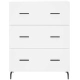  Visoka komoda bijela 69,5x34x180 cm konstruirano drvo | shoptok.hr