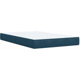 Box spring krevet s madracem tamnoplavi 120 x 200 cm baršunasti | shoptok.hr