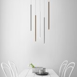 Zuma line P0461-01A-L8L8 - led luster na sajli loya LED/5W/230V crni hrom | Eponuda.com