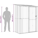  Vrtne šupe Smeđa 153 5 x 86 x 200 cm Metal | shoptok.hr