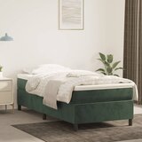 vidaXL Box spring posteljni okvir temno zelen 90x190 cm žamet Cene