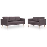 Maison Chic Sedežna garnitura - kavč 2-delna blago taupe, (21728560) | Shoptok.si