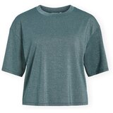 Vila Majice s kratkimi rokavi T-Shirt Luxi - Atlantic Deep Modra Cene