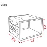 DAP Audio Kompaktno RACK ohišje, 6U ABS - - Audio-Kondric | Shoptok.si